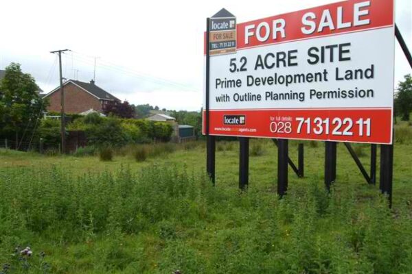 Land for sale Omagh geograph.org .uk 869589