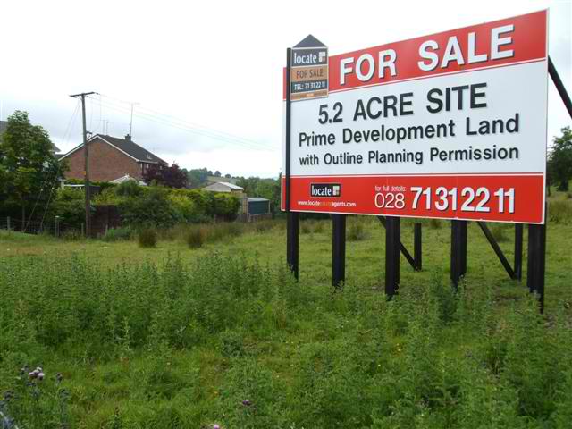 Land for sale Omagh geograph.org .uk 869589